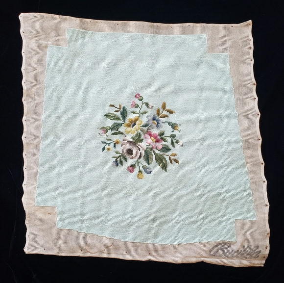 Needlework Pre-worked Canvas Seat Furnitur